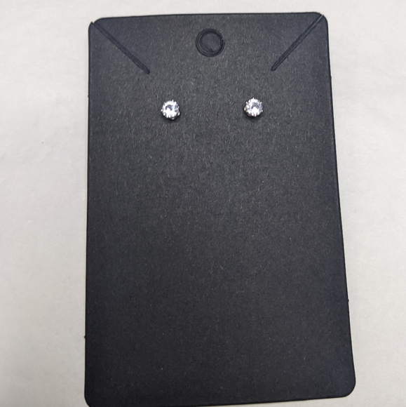 CZ Stud Earrings Mini XS 0.4cm - Picture 13 of 13